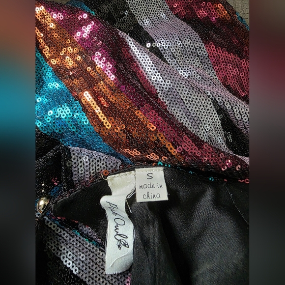 PINK OWL  Sequin Striped Dress - Picture 8 of 9